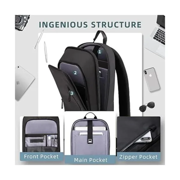 Mochila para portátil de negocios mochila de viaje para_3