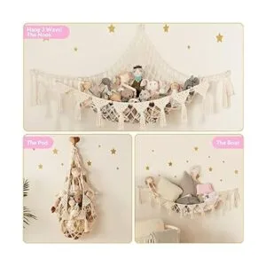 TIDYTEDS macramé DreamLights Red de almacenamiento de_3