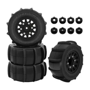 GLOBACT Ruedas y neumáticos hexagonales RC de 0.472_1
