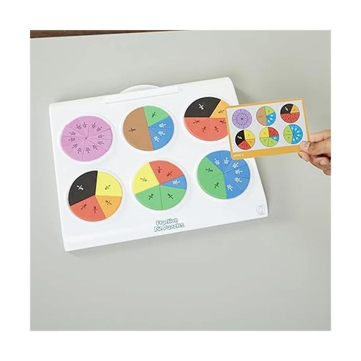 Educational Insights fracción pie Puzzles Multiple_5