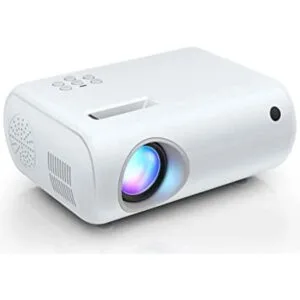 CLOKOWE Proyector portátil mejorado 2022 con 7000 lux y_1