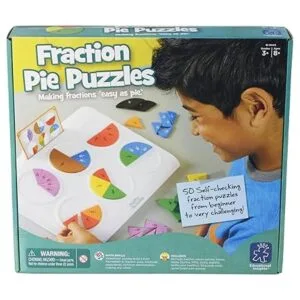 Educational Insights fracción pie Puzzles Multiple_6