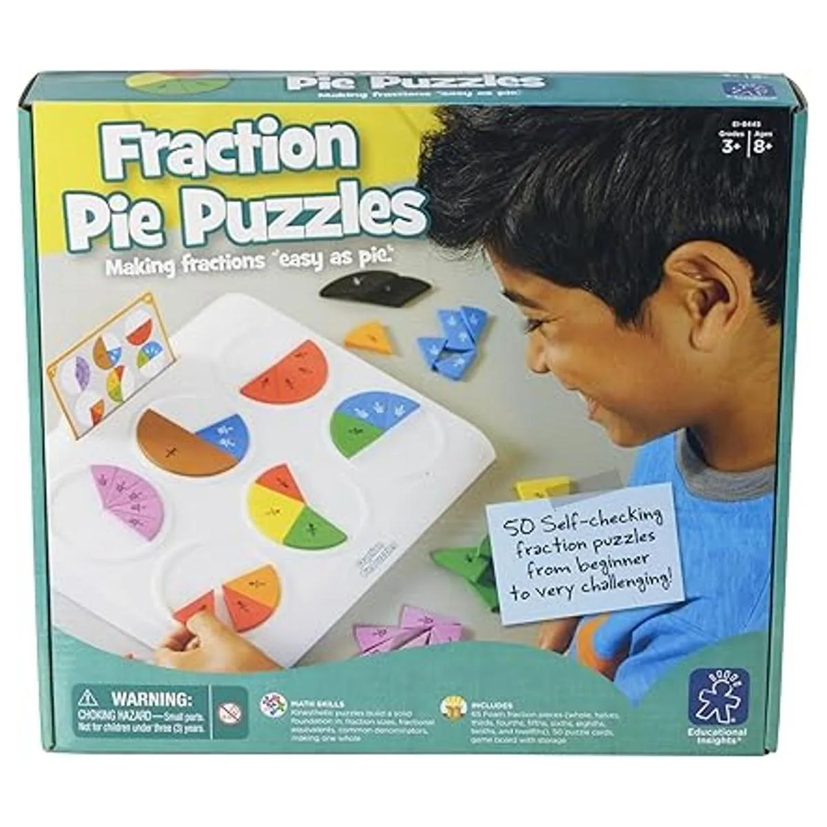 Educational Insights fracción pie Puzzles Multiple_6