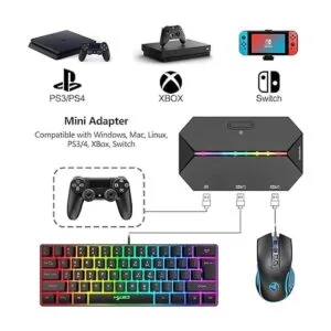 Combo de teclado para juegos 4 en 1 con cable teclado_2
