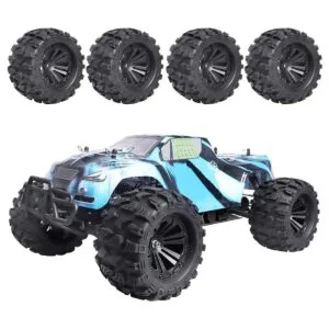 Ruedas y neumáticos hexagonales RC de 0.472 in con_3