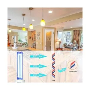 Lámpara germicida UV sin ozono bombilla UVC con base_4