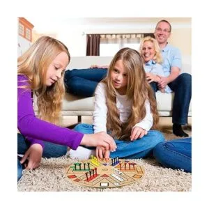 Juego de mesa de pista rápida de madera de 3 a 6 jugadores_5