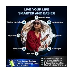 Inspiratek Reloj inteligente para hombres y mujeres reloj_4