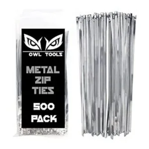 Bridas de metal 500 unidades acero inoxidable de grado_1