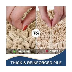 Arotive Tapete para baño de felpilla de lujo extra_5