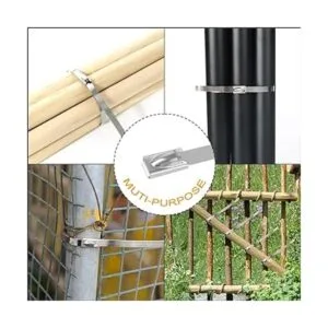 Bridas de metal 500 unidades acero inoxidable de grado_6