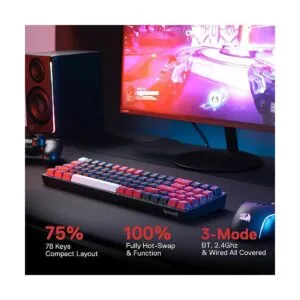 Redragon K628 PRO Teclado inalámbrico RGB para juegos de_2