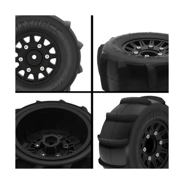 GLOBACT Ruedas y neumáticos hexagonales RC de 0.472_7