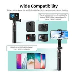 AFAITH Trípode extensible para selfie con control remoto_5