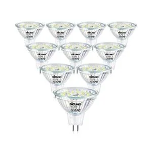 DiCUNO MR16 Bombillas LED regulables de luz diurna blanca_1