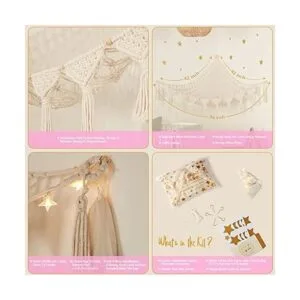 TIDYTEDS macramé DreamLights Red de almacenamiento de_4