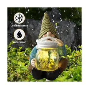 Vcdsoy Tarro solar de luciérnaga impermeable luces_5