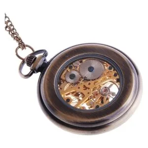 ShoppeWatch mano viento Esqueleto Mecánico Reloj de_2