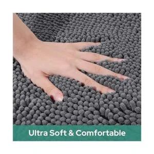 HOMEIDEAS Alfombras redondas de baño antideslizantes_4