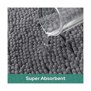 HOMEIDEAS Alfombras redondas de baño antideslizantes_3