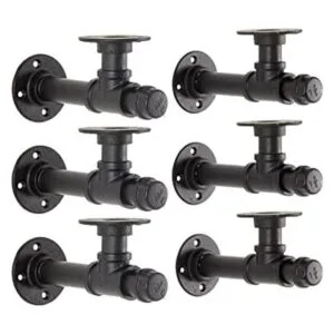 YCCO 6 paquetes de soportes para tubería industrial DIY L_1