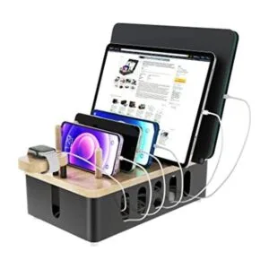 Estación de carga de metal para múltiples dispositivos_1