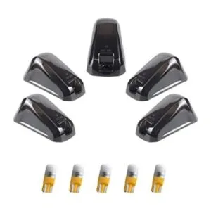 HERCOO 5 luces marcadoras de cabina de techo ahumado con_1