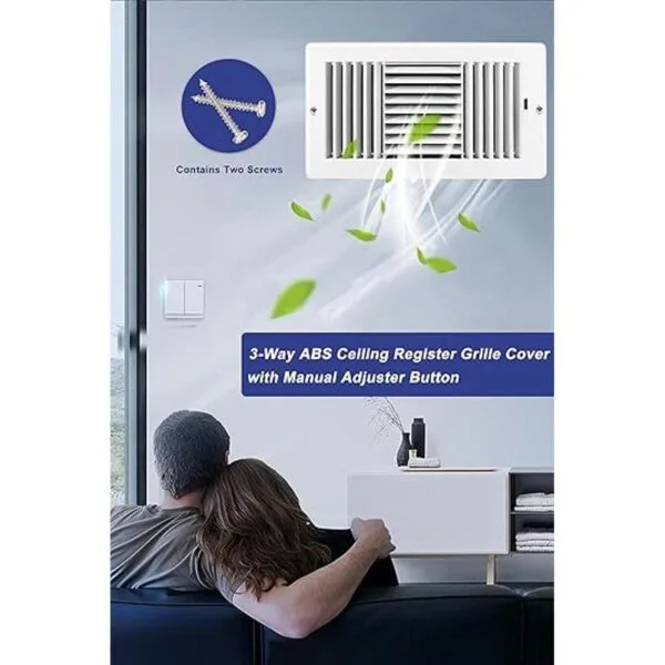 LouanXpert Registro de techo de 12 pulgadas de ancho x 6_6