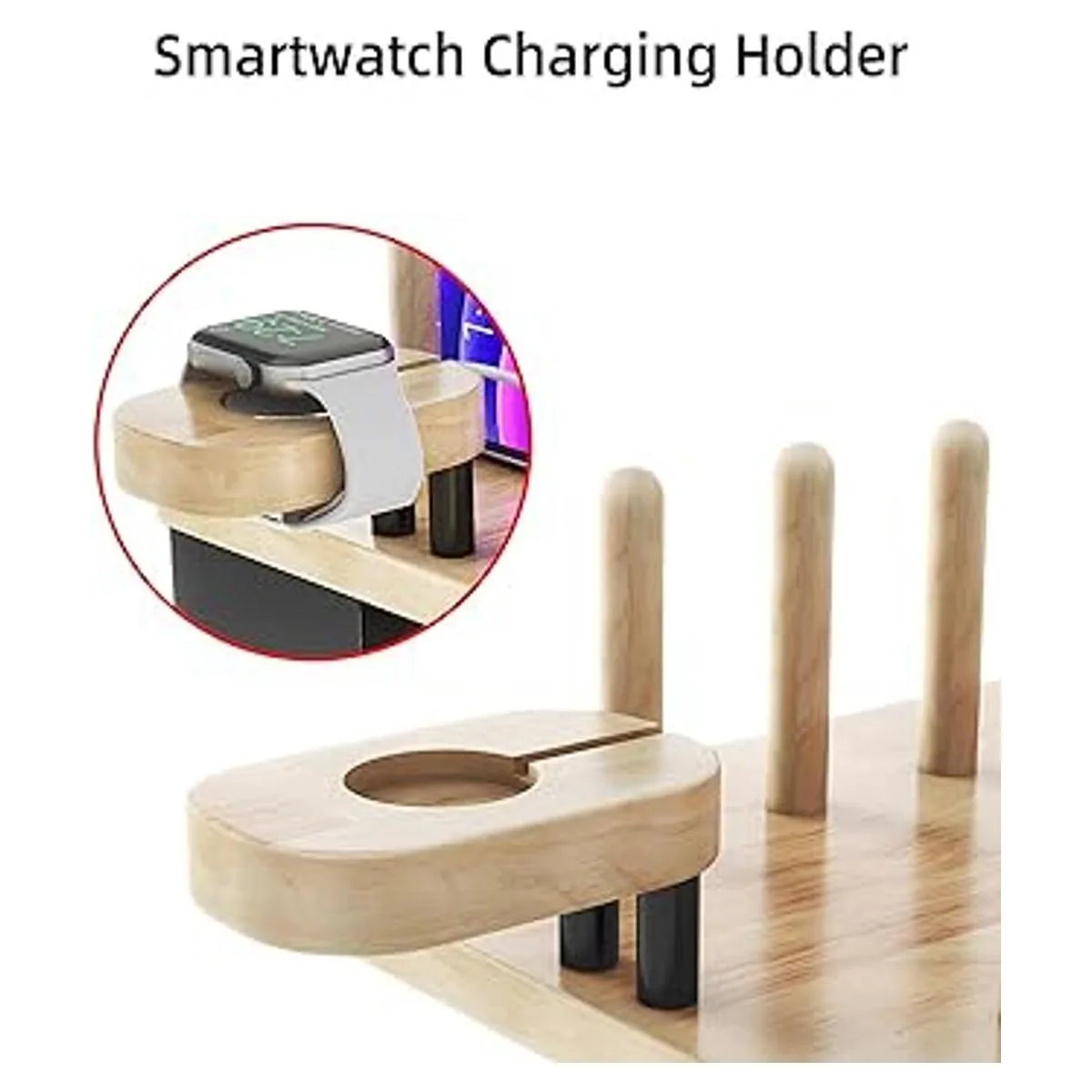 Estación de carga de metal para múltiples dispositivos_6