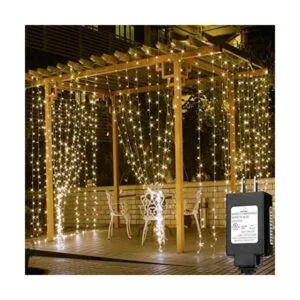 Solhice Tira de luces LED para cortina de 30 x 10 pies_1