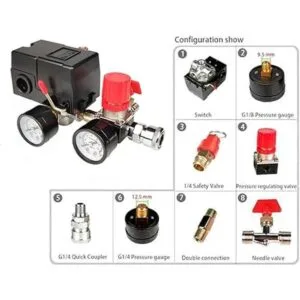 Presión del interruptor de presión del compresor de aire_2