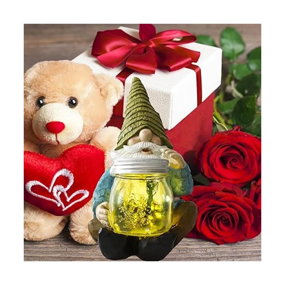 Vcdsoy Tarro solar de luciérnaga impermeable luces_3