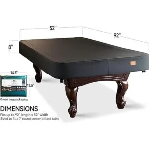 BearCover Cubierta de mesa de billar de cuero sintético_2