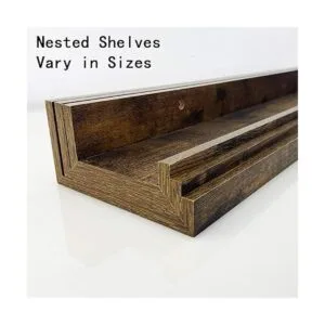 Giftgarden Juego de 3 estantes flotantes de 24 pulgadas_4