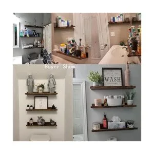 Giftgarden Juego de 3 estantes flotantes de 24 pulgadas_5