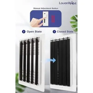 LouanXpert Registro de techo de 12 pulgadas de ancho x 6_5