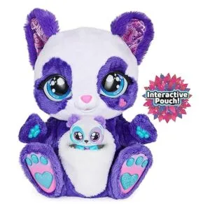 PeekARoo Juguete de peluche interactivo PandaRoo con bebé_4