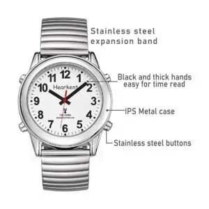 Hearkent Atomic American English Talking Watch habla de_4