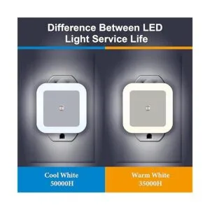 Paquete de 48 luces LED de noche enchufables a la pared_3