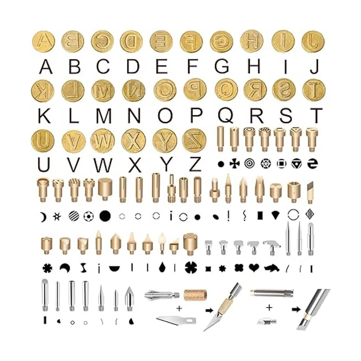 BEZALEL 112 puntas para quemar leña Kit de pirografía_2