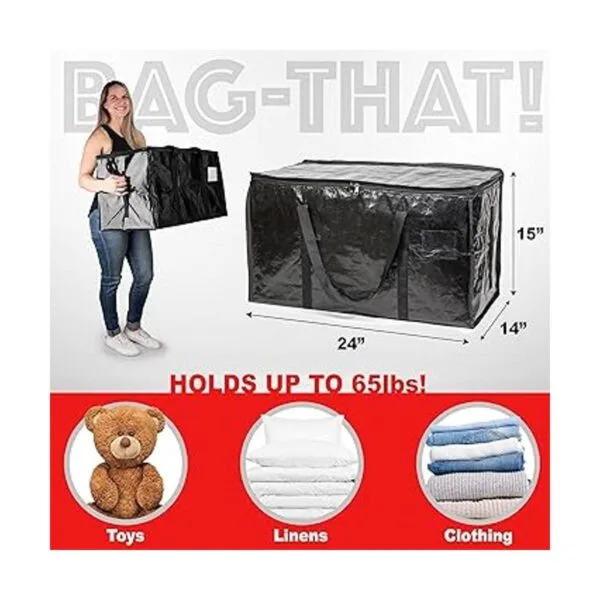 BAGTHAT 10 bolsas negras para mudanza bolsas de_5