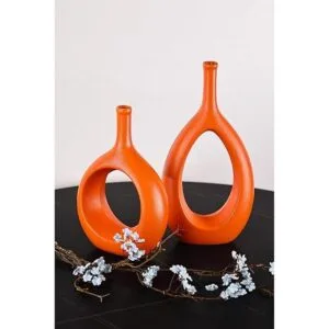 2 jarrón de cerámica jarrón de flores hueco para_3