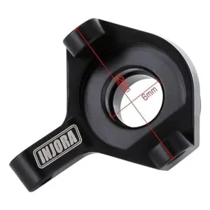 INJORA RC Juego de nudillos de dirección de latón negro_4