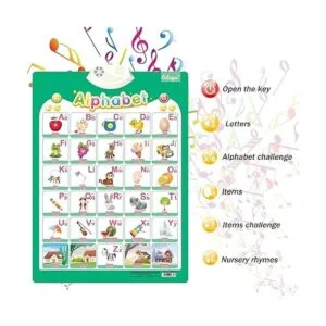 Tabla de pared interactiva electrónica del alfabeto para_3
