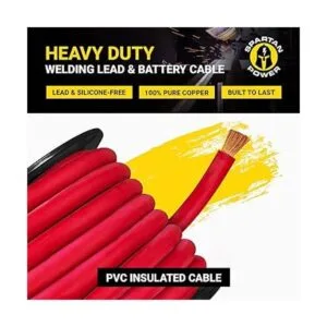 Spartan Power Royal Excelene Cable de soldadura rojo de 4_3