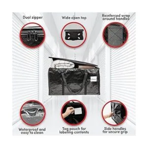 BAGTHAT 10 bolsas negras para mudanza bolsas de_4