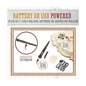 Harry Potter Blason de Poudlard Lampe avec baguettes de_3