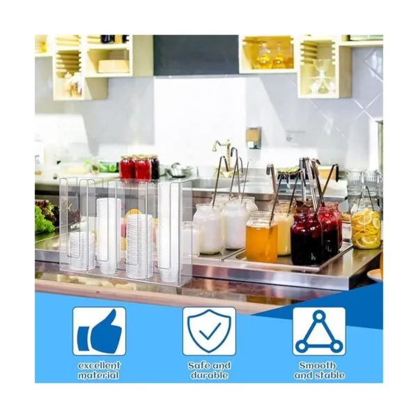 Organizador de tapa de taza de acrílico para salsa 4_6