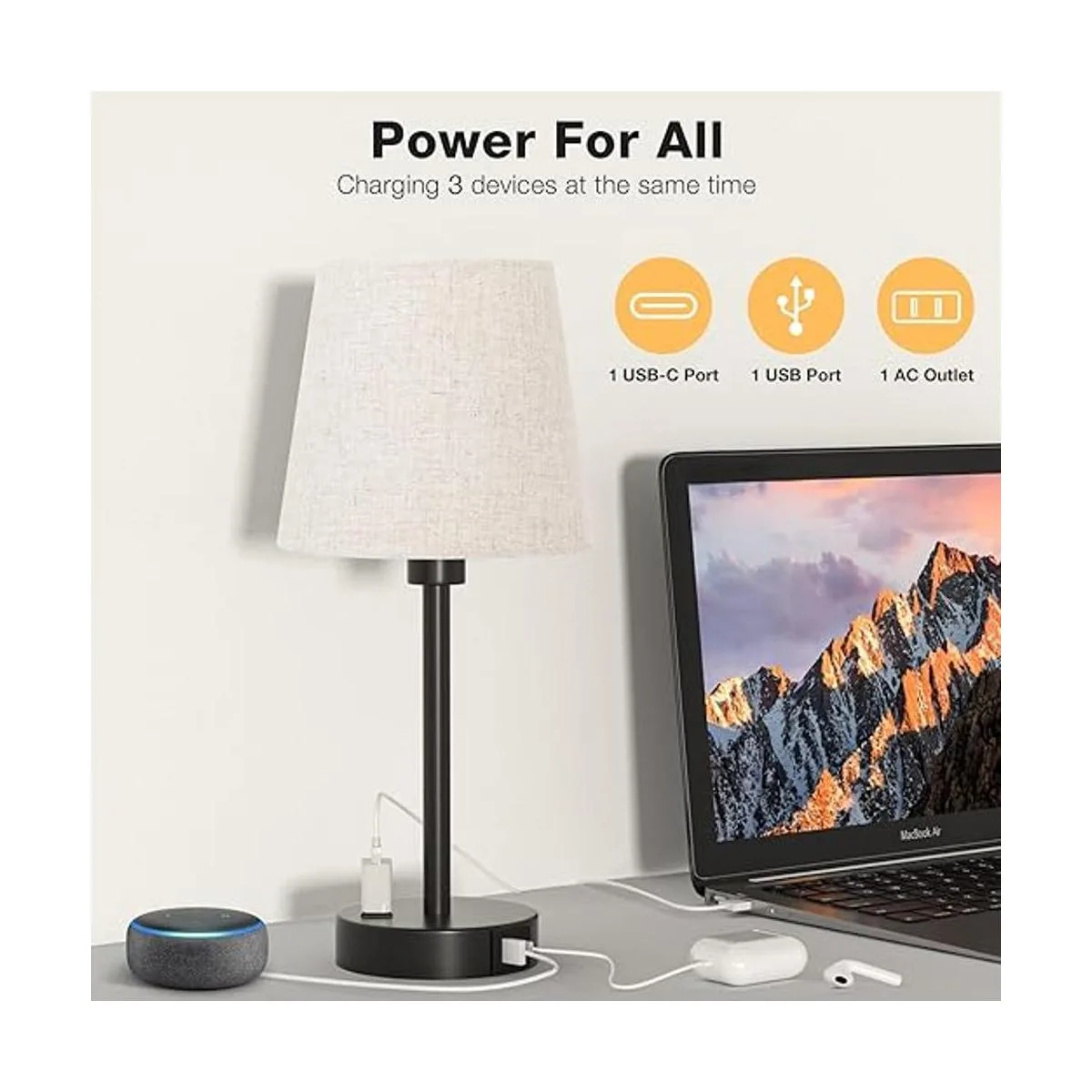 Juego de 2 mini lámparas para dormitorios mesita de noche_2