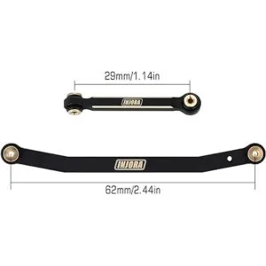 INJORA RC Juego de nudillos de dirección de latón negro_3